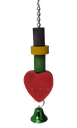 [000000002095] لعبة جرس القلب الخشبية 27*7 سم
