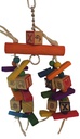 [000000002125] HANGING letters wood toy 25*13cm