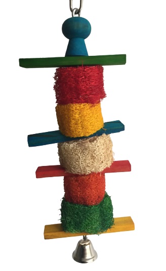 لعبة طيور خشبية ملونة 29*10 سم