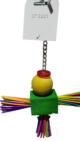 لعبة طيور خشبية ملونة 23*15 سم