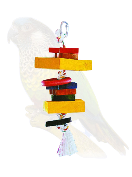 لعبة خشبية مع حبل 28*10 سم