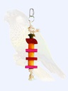 [0000000020589] Colorful wooden pole Bird Toys 37*6