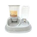 [6920210507304GY] 4L Food Container + 2.5L Water Dispenser Grey