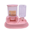 [6920210507304PK] 4L Food Container + 2.5L Water Dispenser Pink