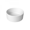 [6920210507308LWH] Ceramic Feeder 15.5cm/850ml/for adult cat White