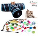 [20210508205]  Tunnel funny 27 pcs cat toy