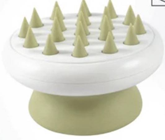 Sharp Teeth Massage Comb Green 8.5*8.5*5.9cm