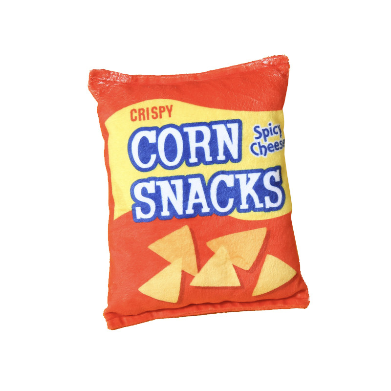 لعبة صوتية للحيوانات الأليفة - وجبات خفيفة من الذرة عرض 14 سم × ارتفاع 17 سم