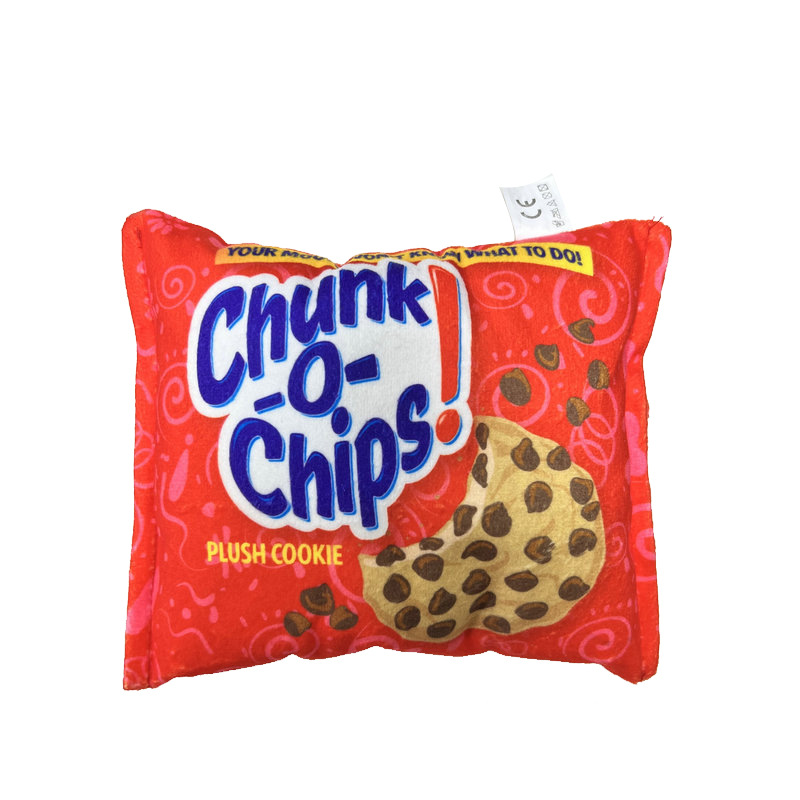 لعبة صوت الحيوانات الأليفة - كوكيز حمراء عرض 14 سم × ارتفاع 17 سم