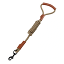 [690815BN] Leather Pet Leash - Brown W0.8cm*L1.5m