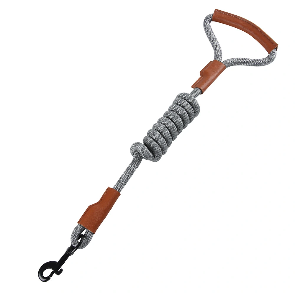 Leather Pet Leash - Grey W1cm*L1.5m