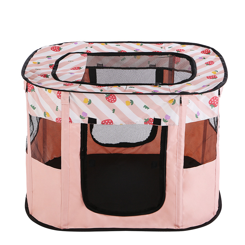 Foldable Rectangle Pet House - Pink S: 70*55*45cm