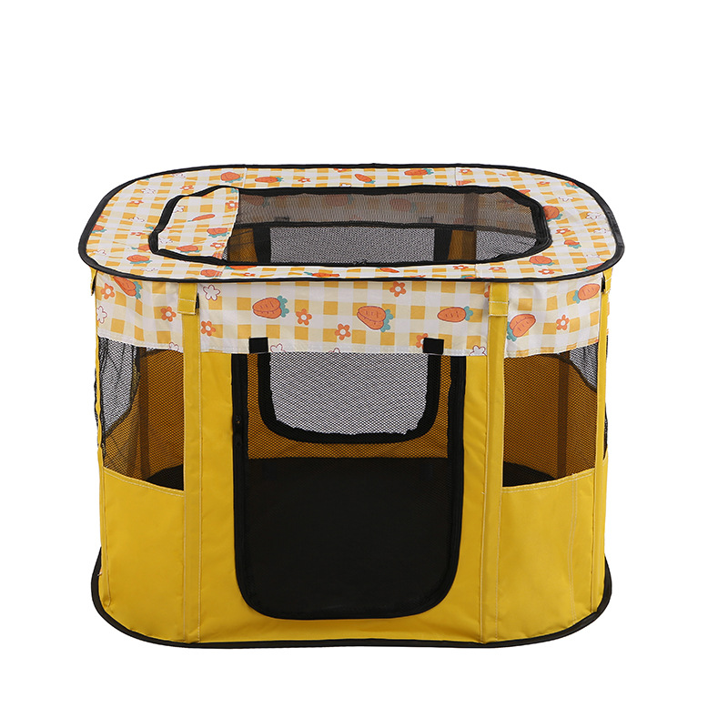 Foldable Rectangle Pet House - Yellow S: 80*60*55cm
