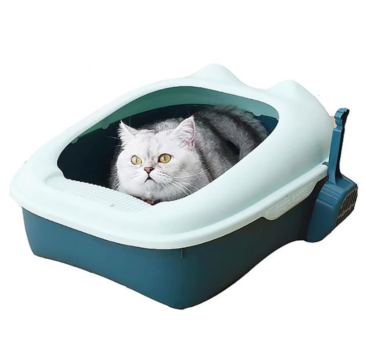 CL200 Cat Litter Box 51*41.5*26cm Green