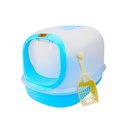 [6920210507203DB] CL203 Cat Litter Box 55*37*35cm Dark Blue