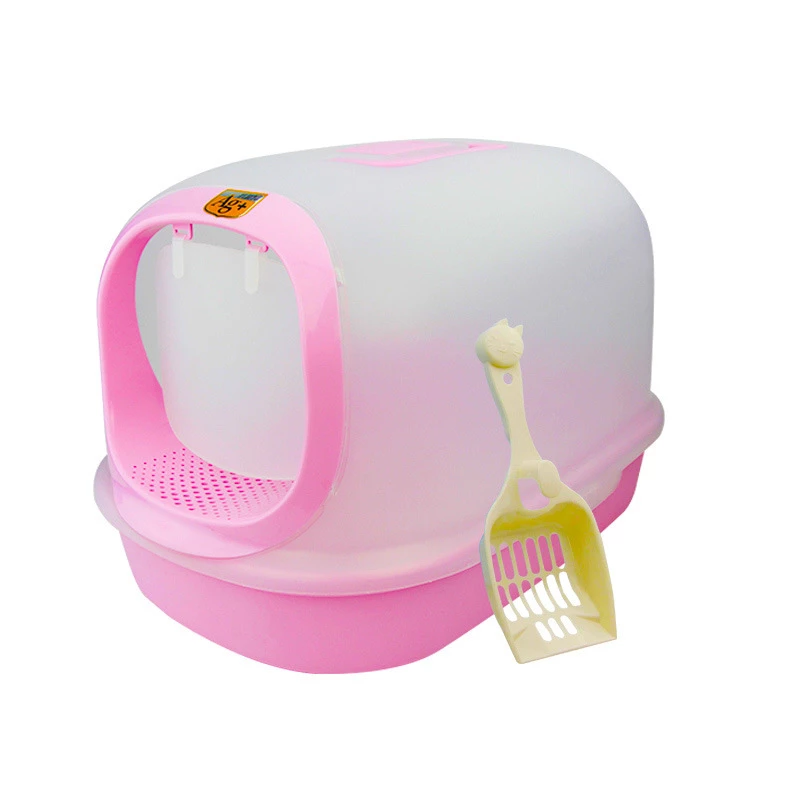 CL203 Cat Litter Box 55*37*35cm Pink