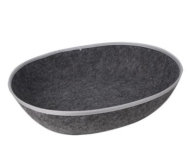 Grey Felt Cat Nest 47*50*15cm