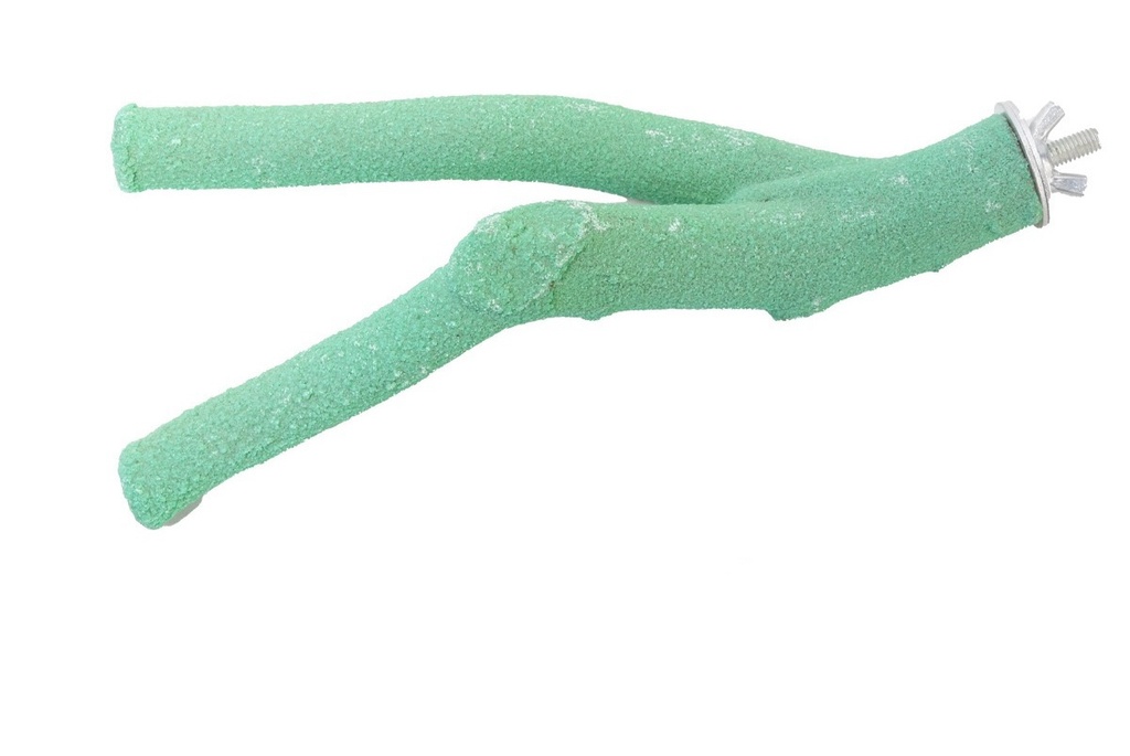 مجثم رملي كبير على شكل حرف Y، لون أخضر ٢٠ سم