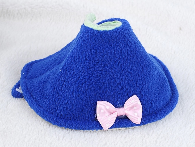 Adjustable Parrot Tapered Collar Neck L 8-9.5cm S Blue