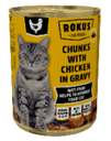[8710862994806] Rokus Chunks with Chicken in Gravy for Cat 415 gm
