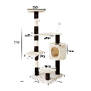 [6965232111274] Level house Cat tree 40*40*120 cm