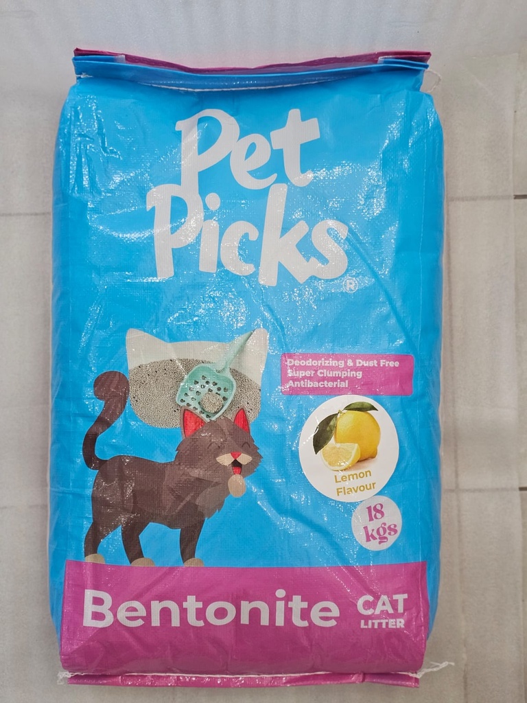 Pet Pick's Cat Litter Lemon 18 Kg