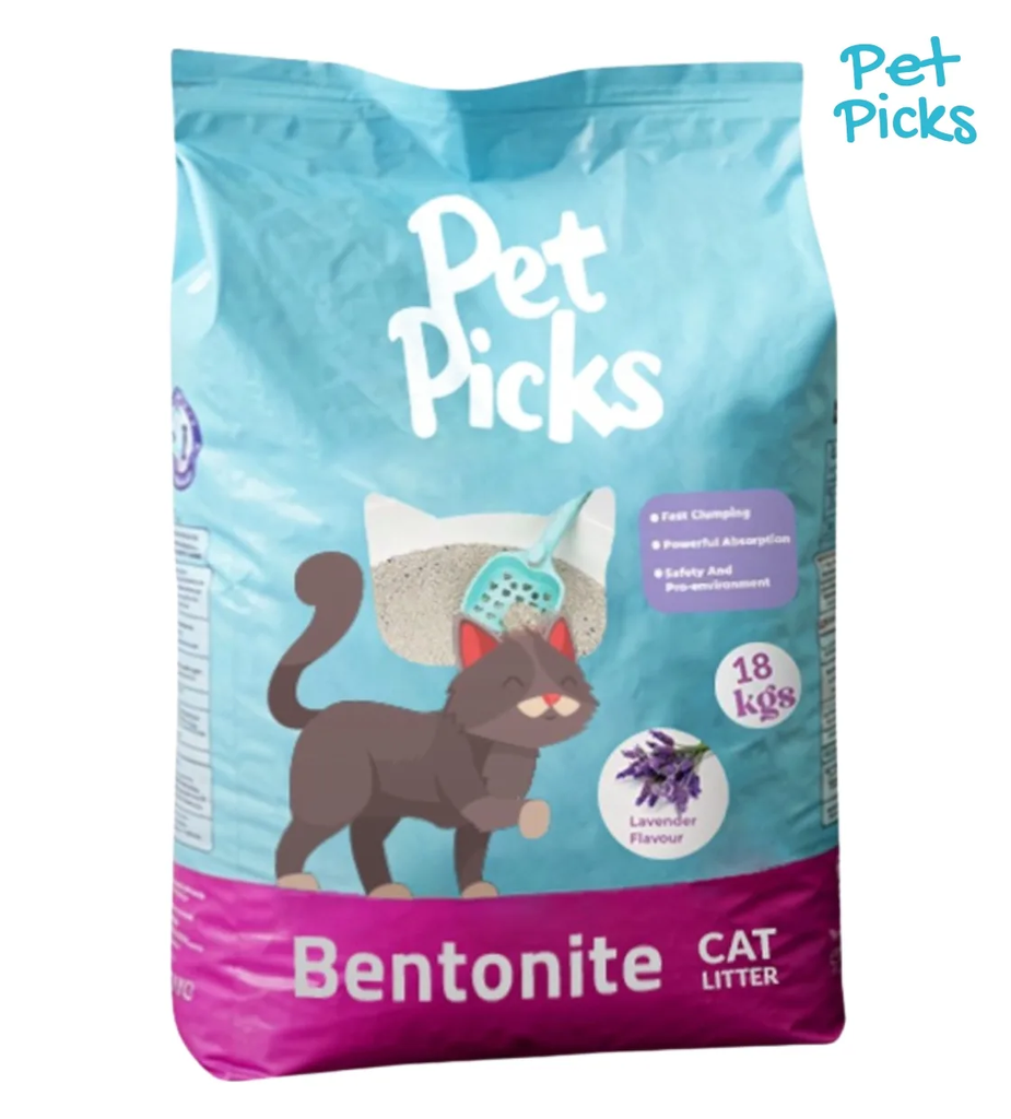Pet Picks Cat Litter Lavender 18 kg