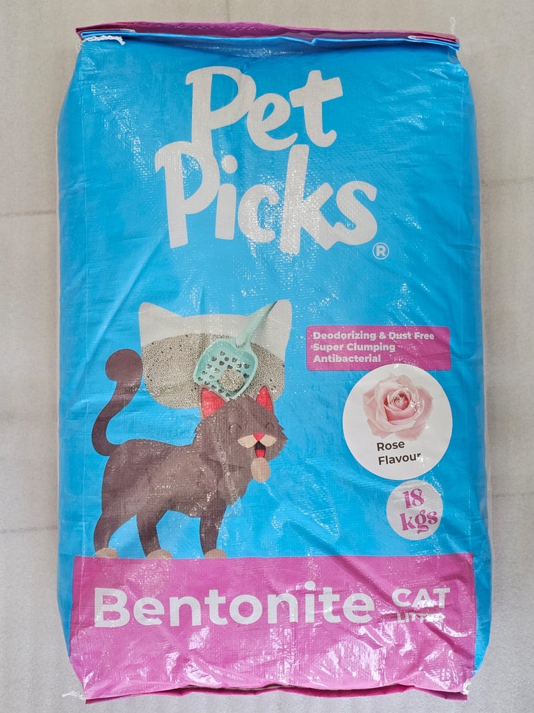 Pet Pick's Cat Litter Rose 18 Kg