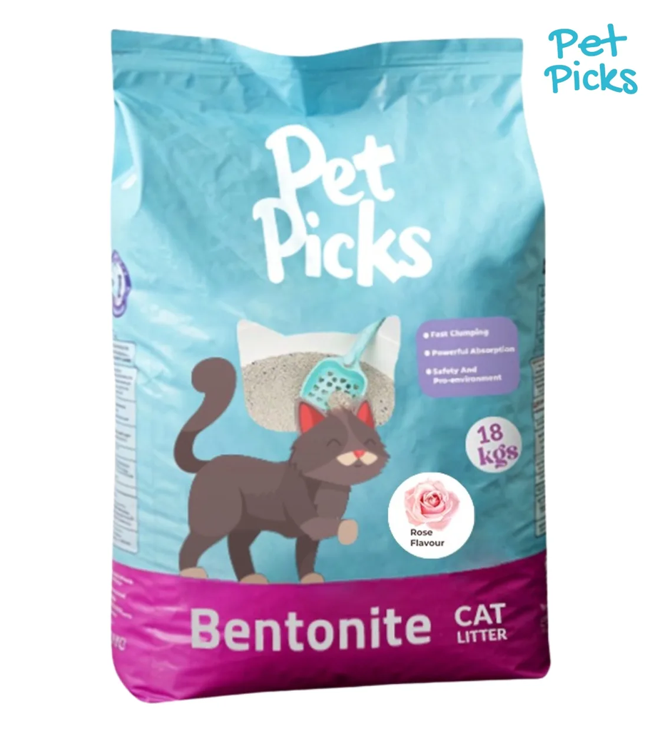 Pet Picks Cat Litter Rose 18 Kg