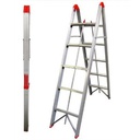 [115820191645] 5-Steps Silver Folding Ladder