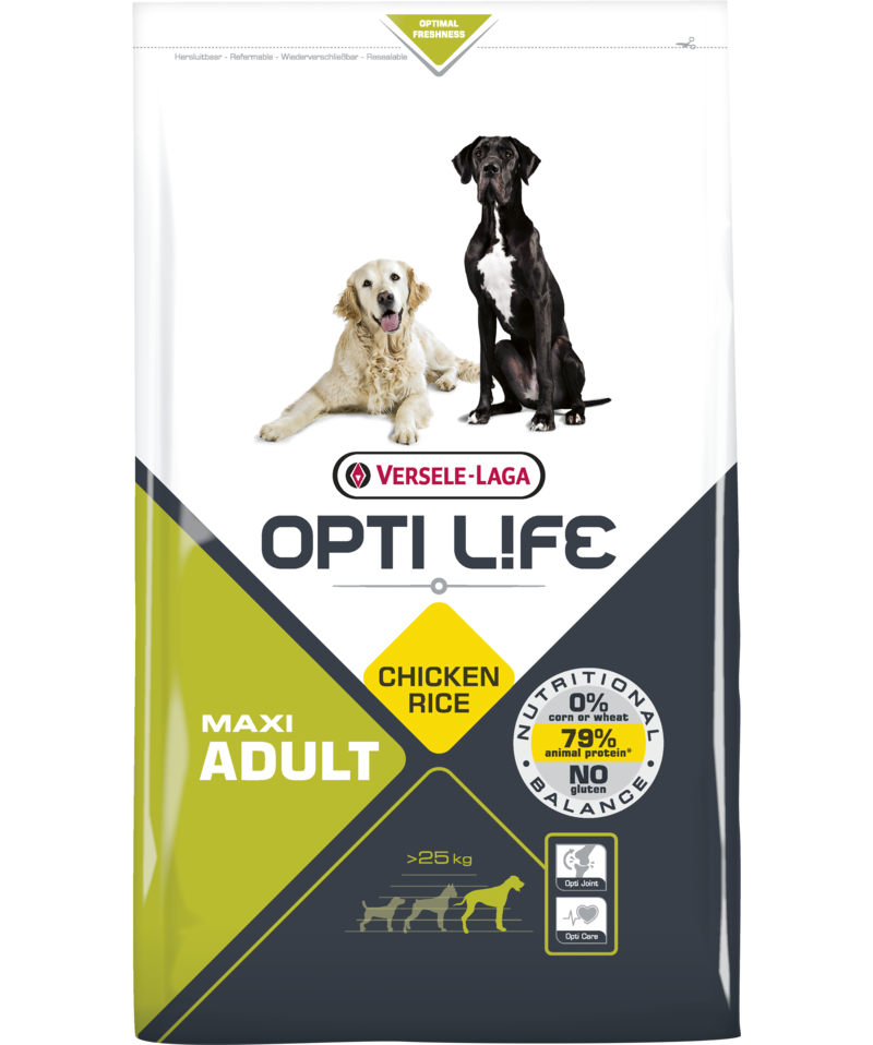 أوبتي لايف ادلت ماكسي غذاء للكلاب البالغة السلالة الكبيرة 12.5كجم