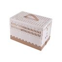 [723624] Bbang Training Cage Fold Plastic Frame Cloth 72X36X24 Cm