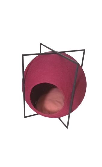 Cat Nest Dia:41cm Red
