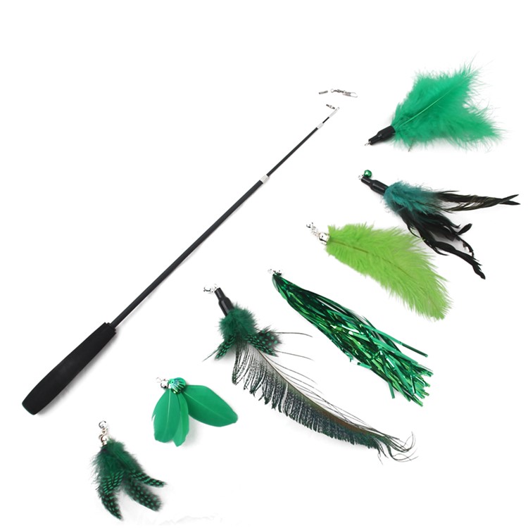 Cat Wand Teasing Set 8pcs