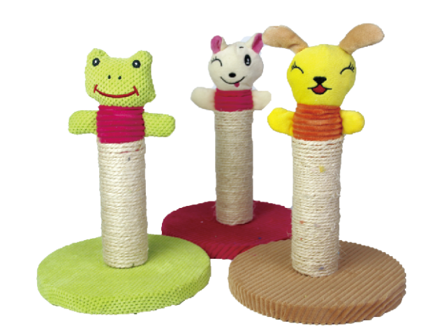 Cat Board Scraper Removable Natural Sisal Plush