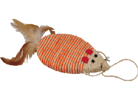 Mouse Shape Scratch Post Cat toy 25*14