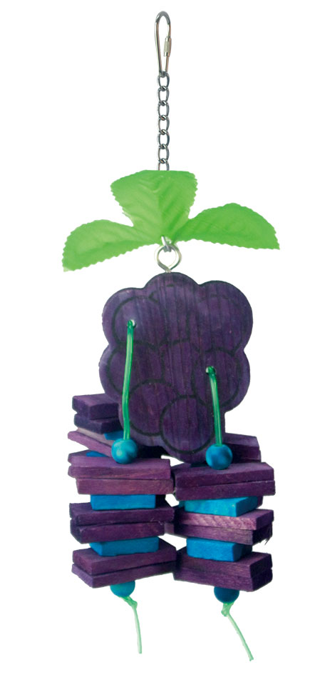 مكعبات خشبية ملونة لعض الطيور الأليفة 8*25 سم