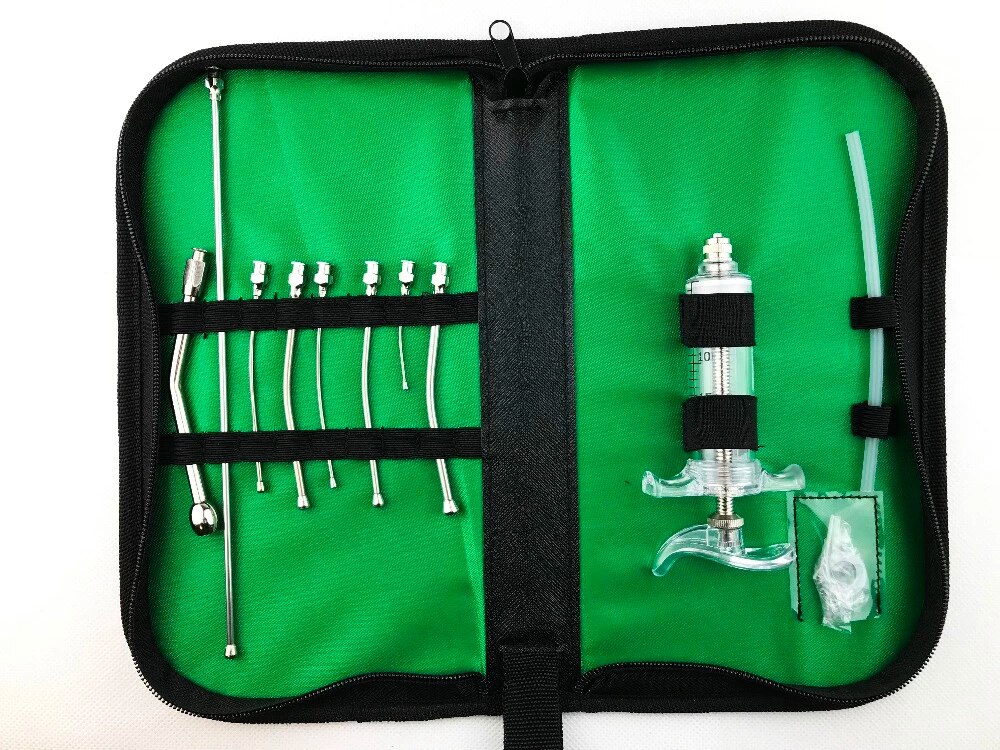 Curve Needle Set in Black Bag