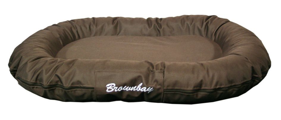 Cushion Oval Brownbay Dark Brown 120 cm