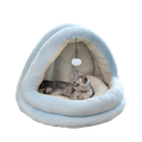 [6920210507109] Cat Nest 55*44*44cm Shark Lake Blue  XL