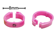 Plastic Ring 8MM No.1-25