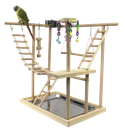 [1158202025108] Large Parakeet Ladder Playground L47.5cm*W32.5cm*H53cm