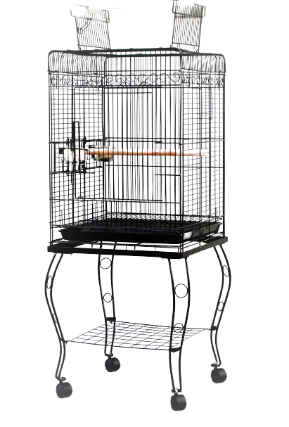 Luxury Parrot Cage with roof gate 51*51*135