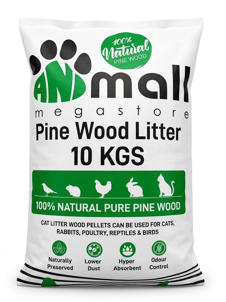 Animall Pine Wood Pellet Cat Litter 10kg