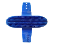 Plastic Curry Comb Large Blue