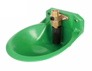 Plastic Drinking Bowl Green 0.9L 