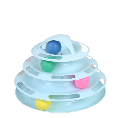  Blue Four Layers of Interactive Toys