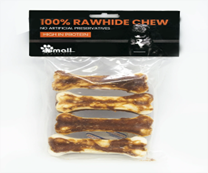 Rawhide and Chicken Pressed Bone 40gm 4Pcs