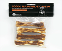 [181100889042] Rawhide and Chicken Pressed Bone 40gm 4Pcs