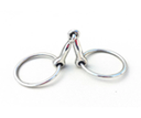 [0503125] Stainless Steel Ring Snaffle Bit 125mm